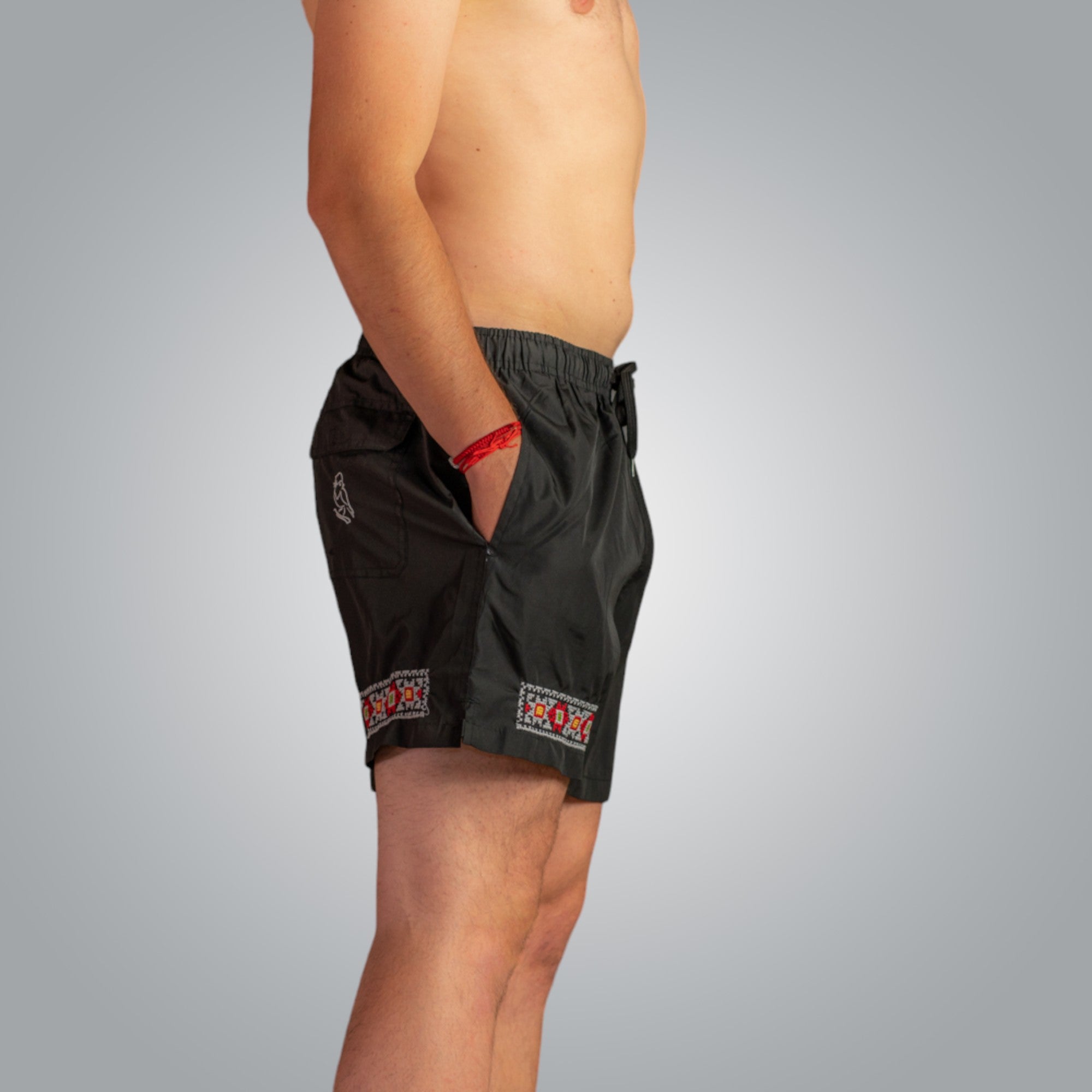 Guardian embroidered swim shorts
