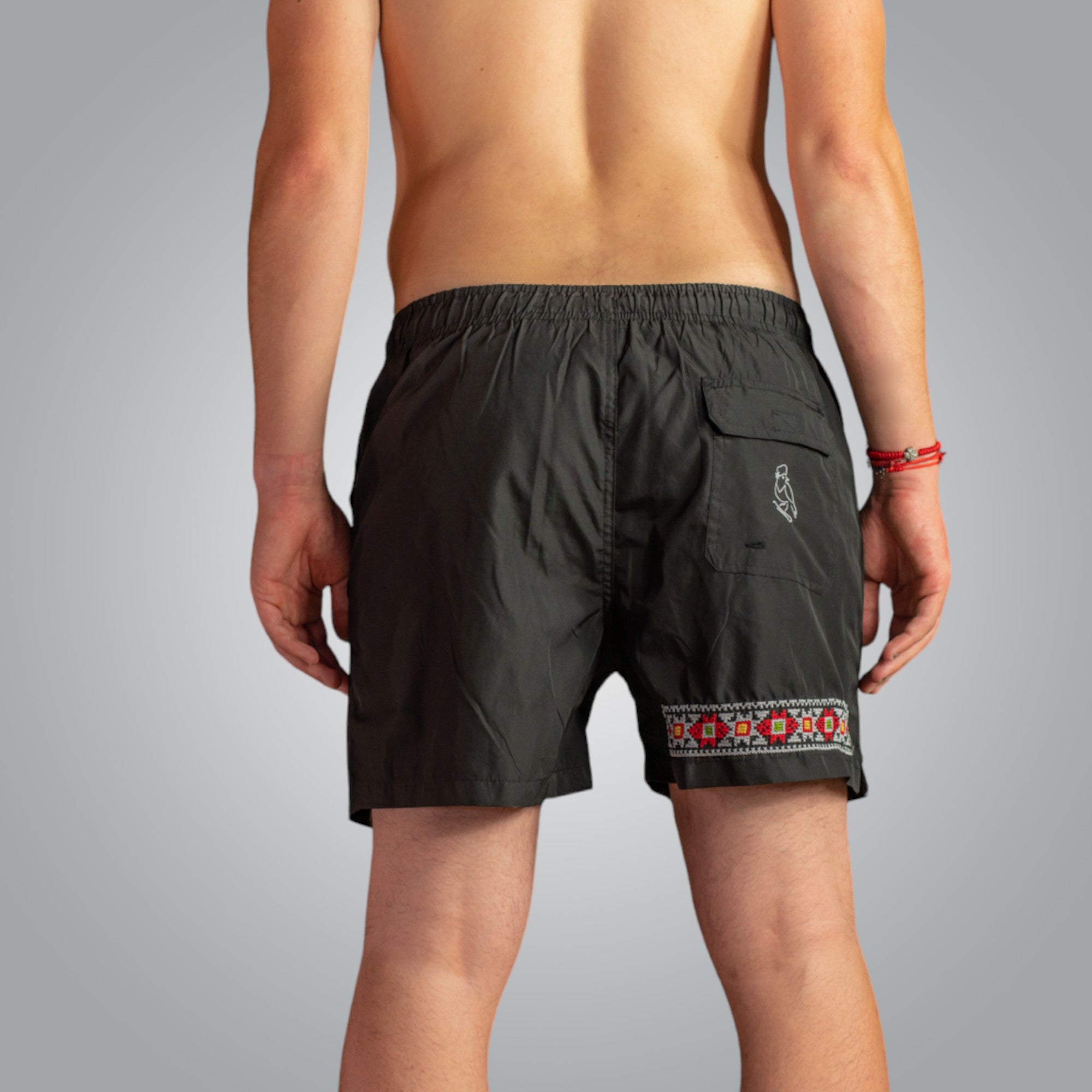 Guardian embroidered swim shorts