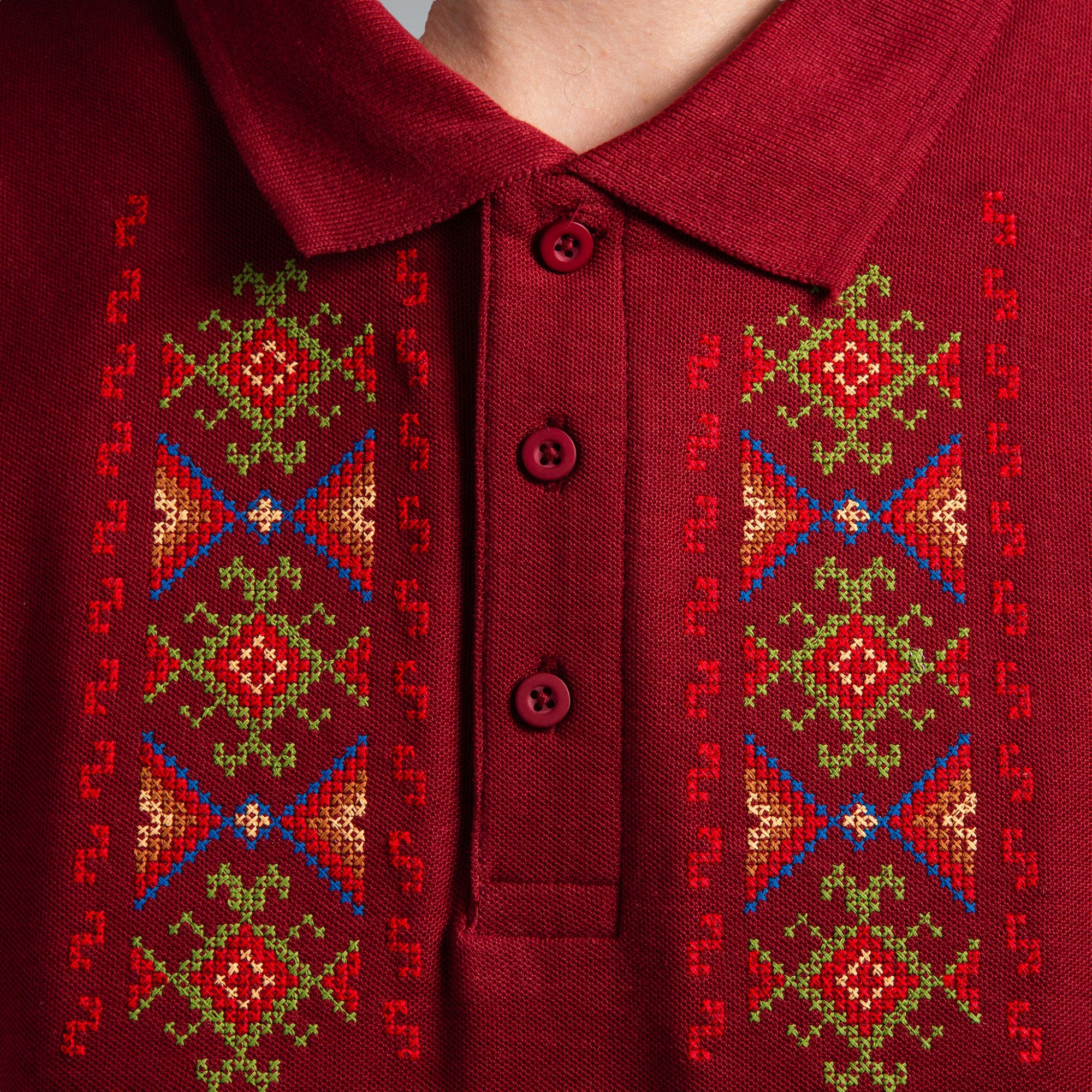 T-shirt with collar "Gizdav"