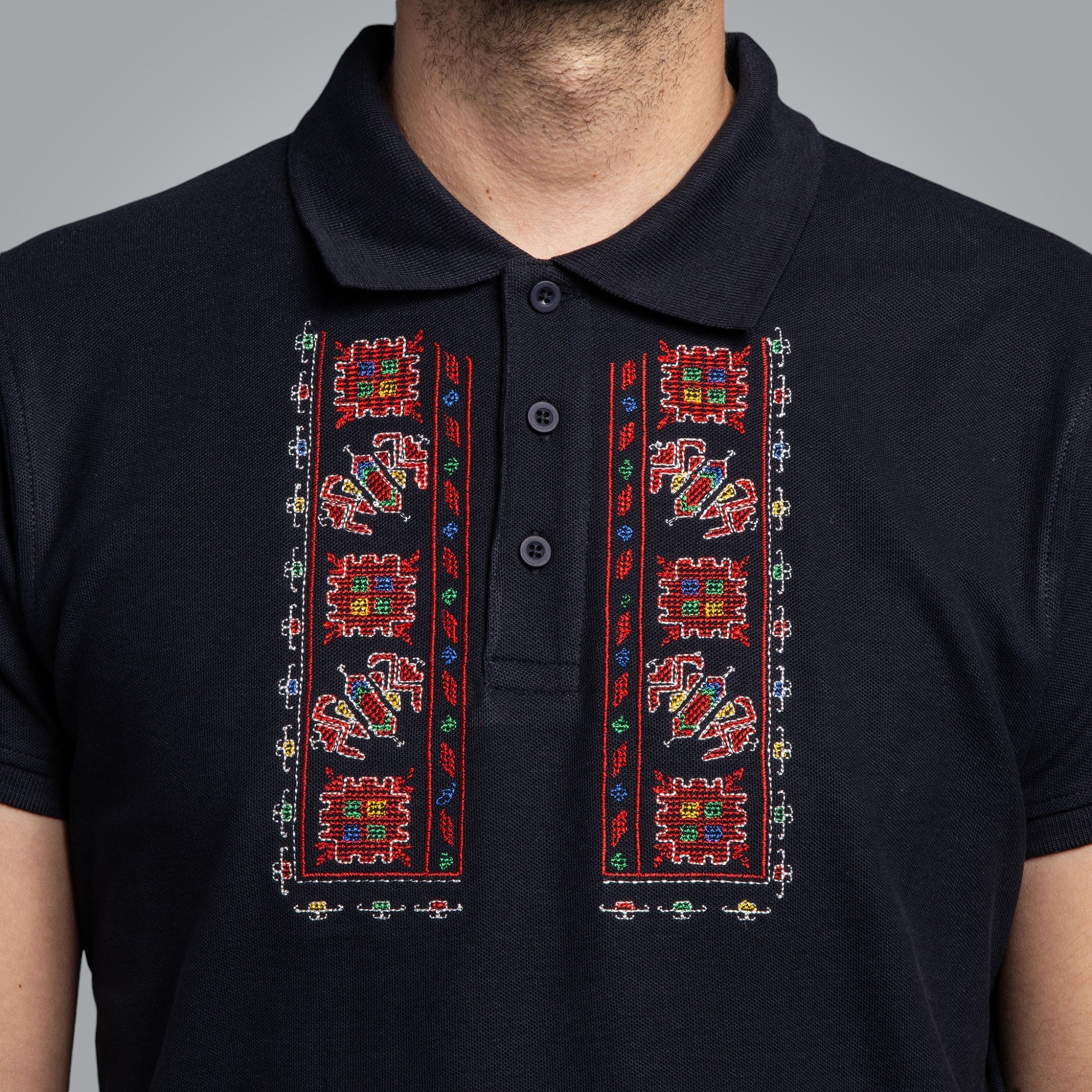 T-shirt with collar "Traditional"