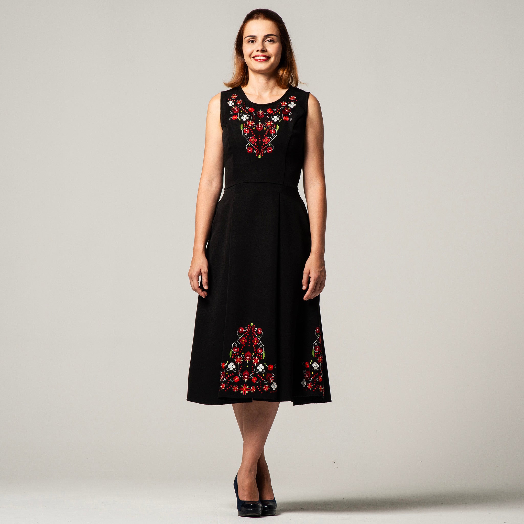 Dress with Samokov embroidery