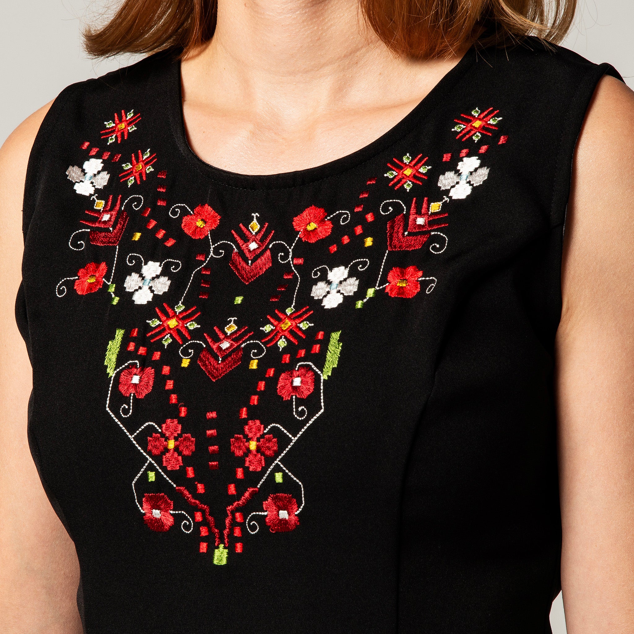 Dress with Samokov embroidery