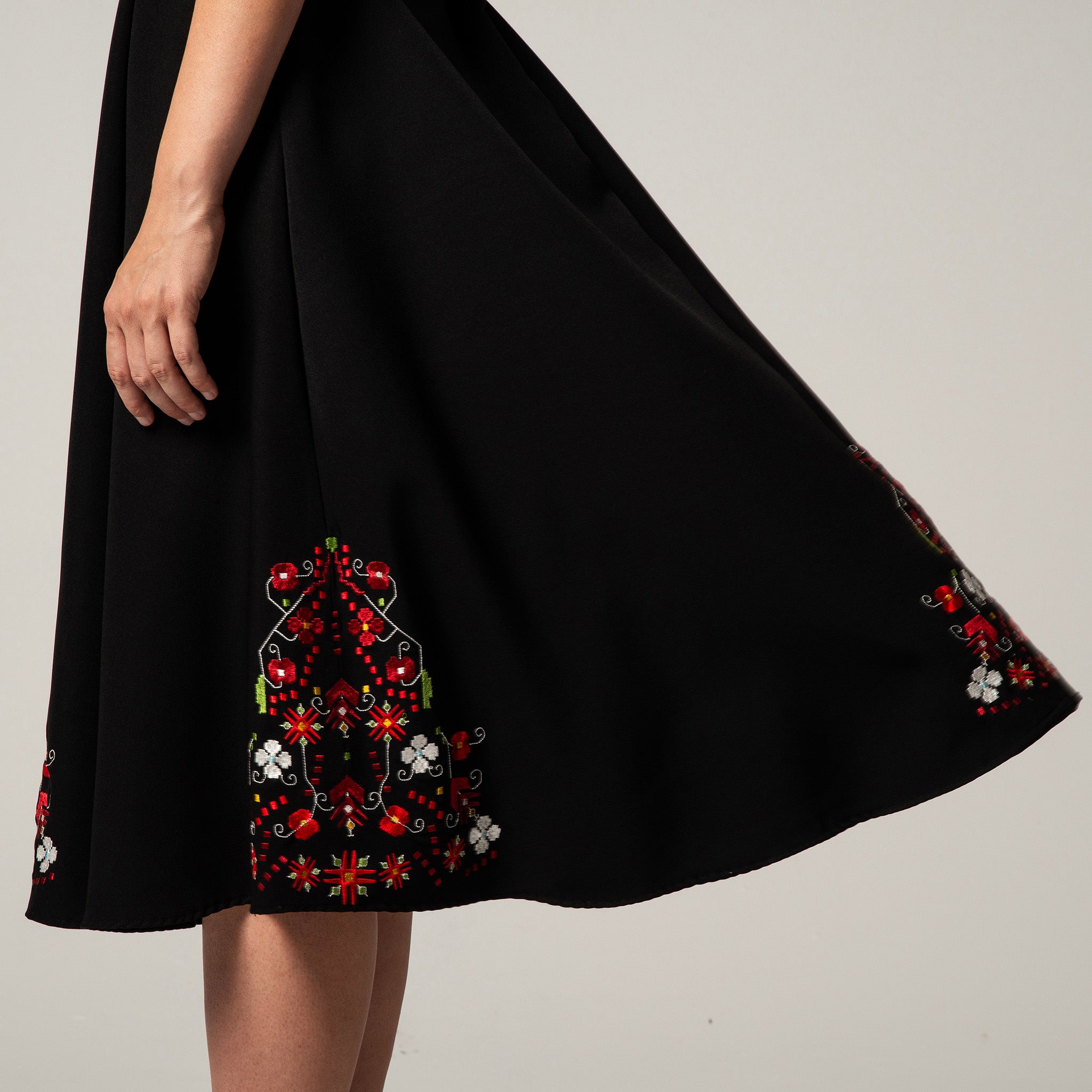 Dress with Samokov embroidery