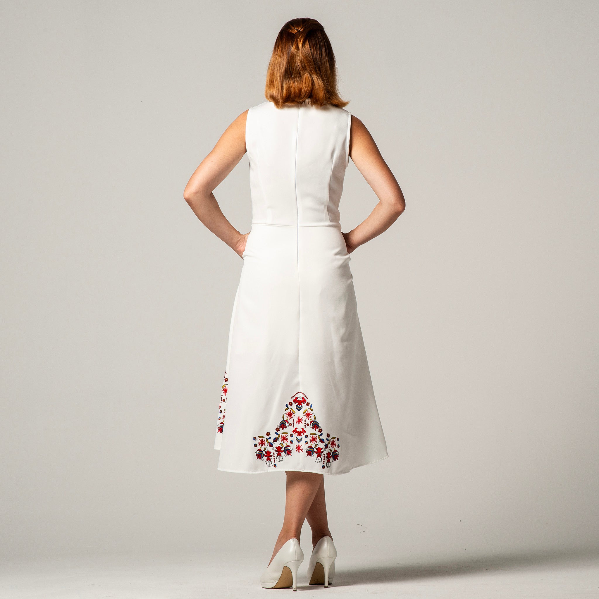 Dress with Samokov embroidery