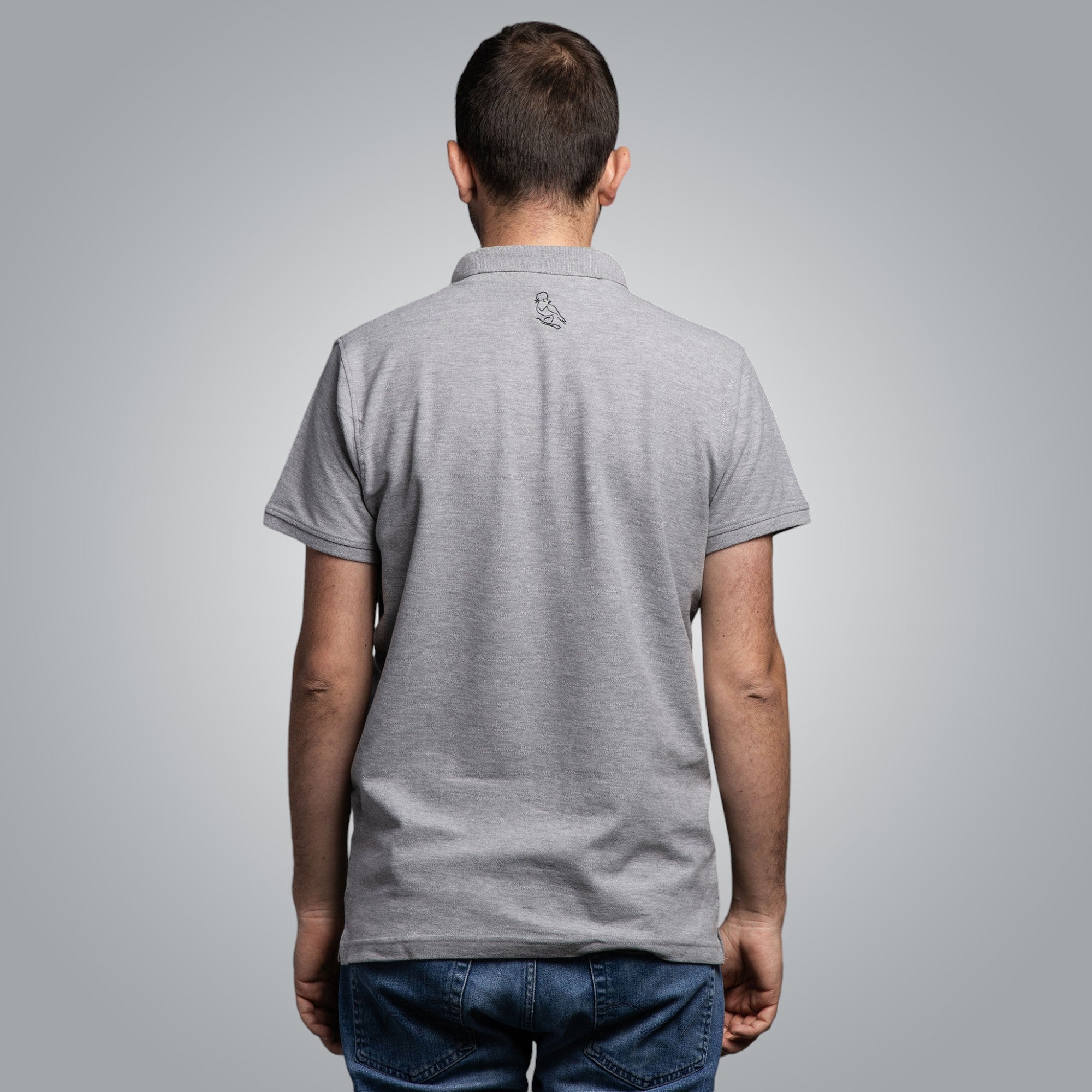 T-shirt with collar "Gizdav"