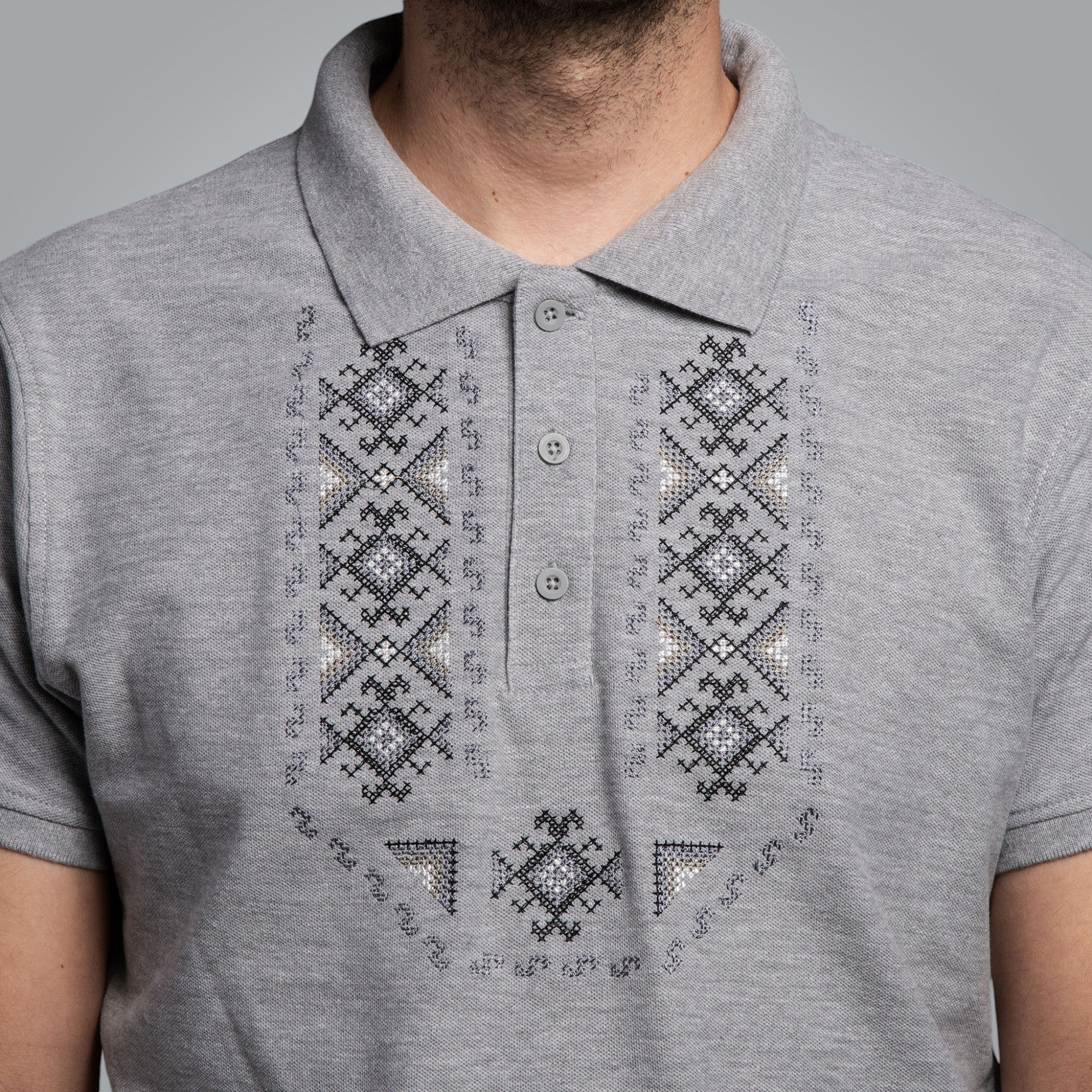 T-shirt with collar "Gizdav"