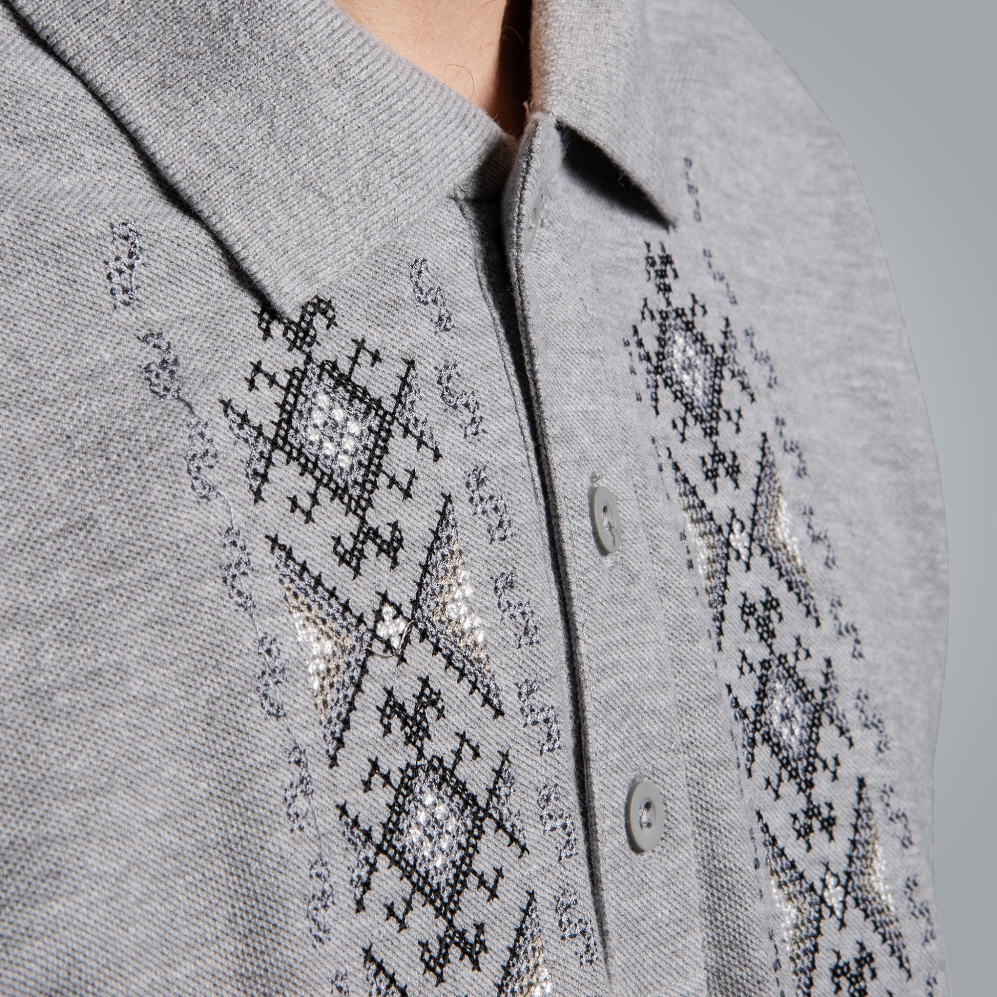 T-shirt with collar "Gizdav"