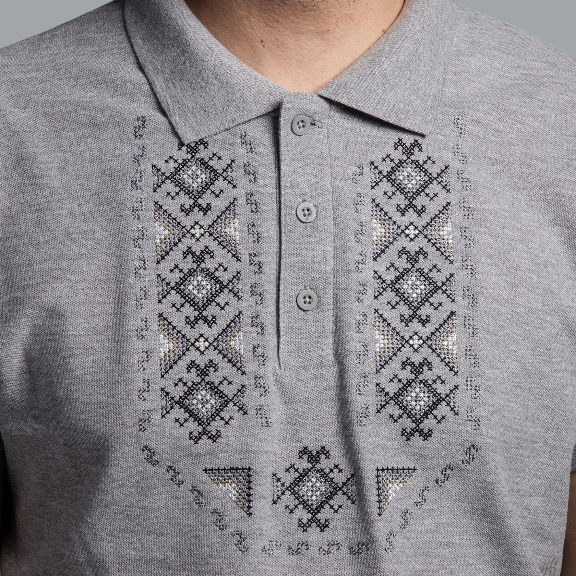 T-shirt with collar "Gizdav"