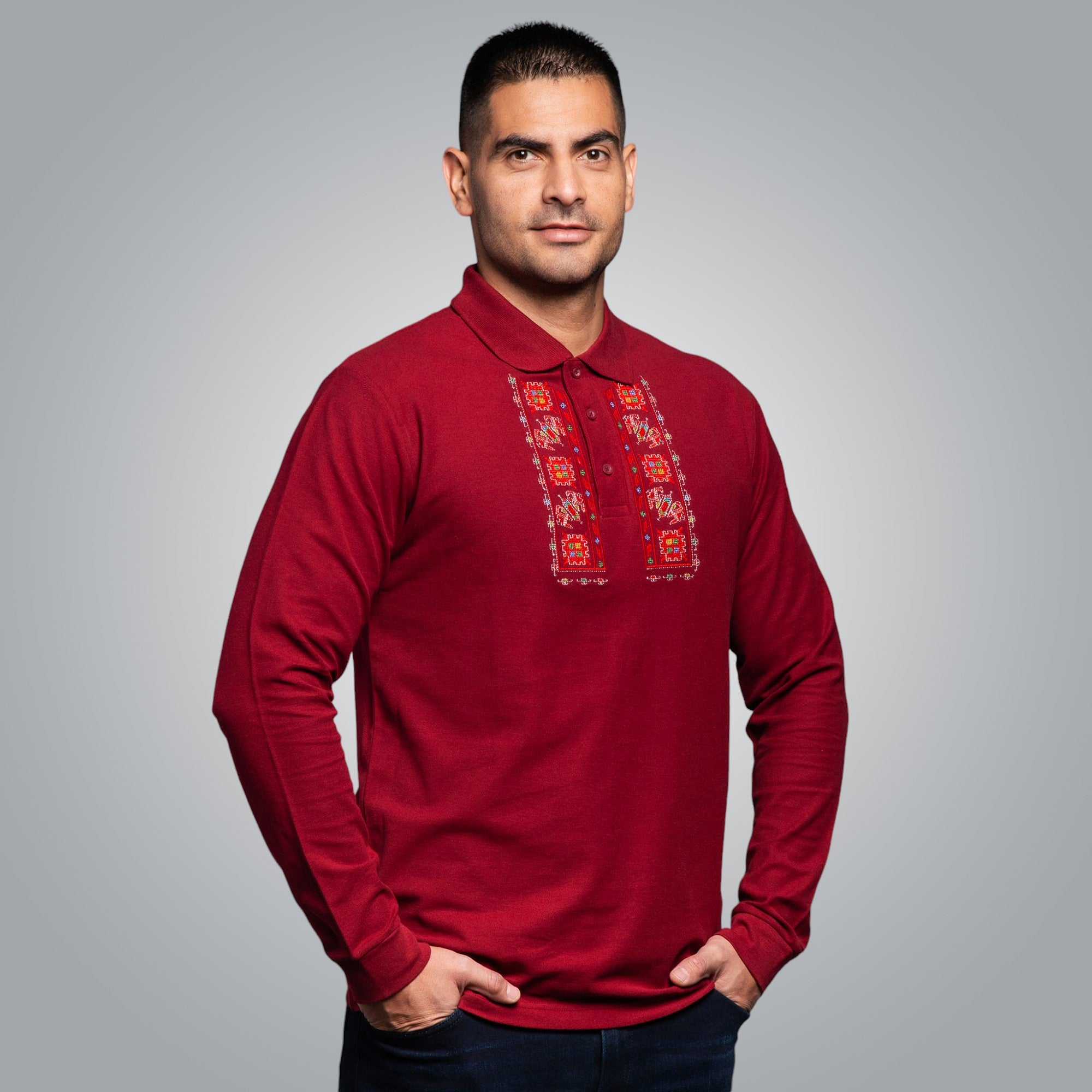 T-shirt with collar "Traditional"
