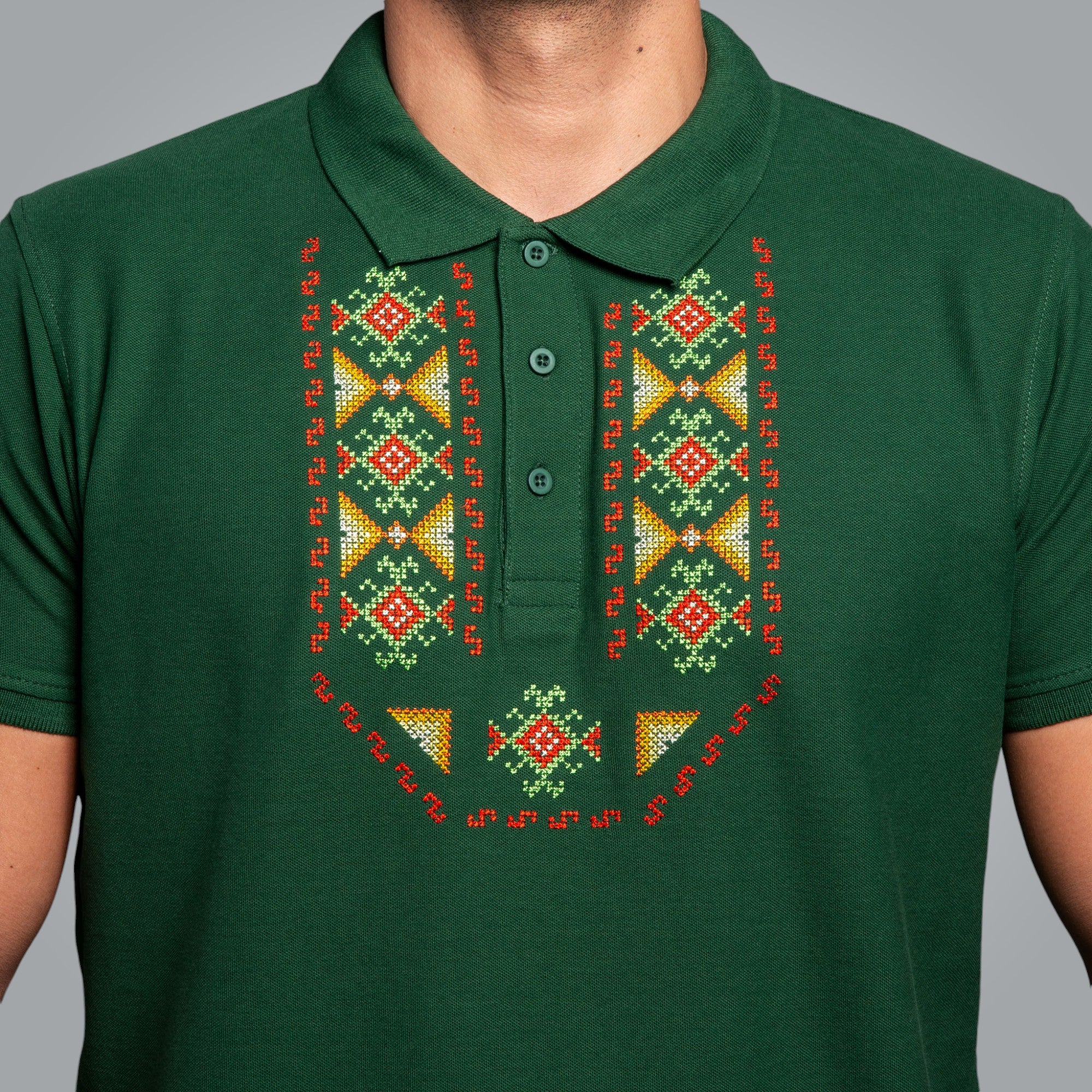 T-shirt with collar "Gizdav"