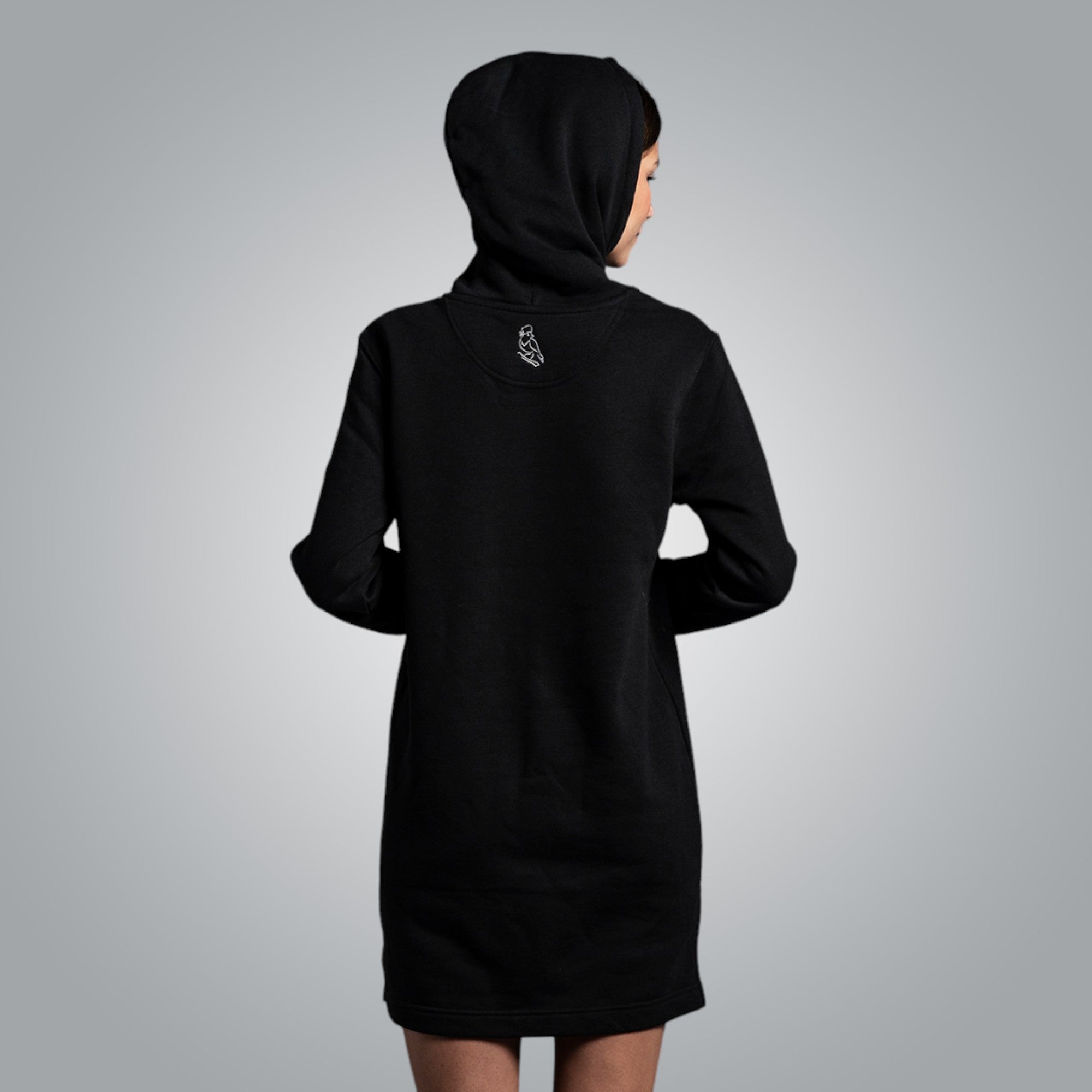 OUTLET Дълга блуза с качулка "Пилета"