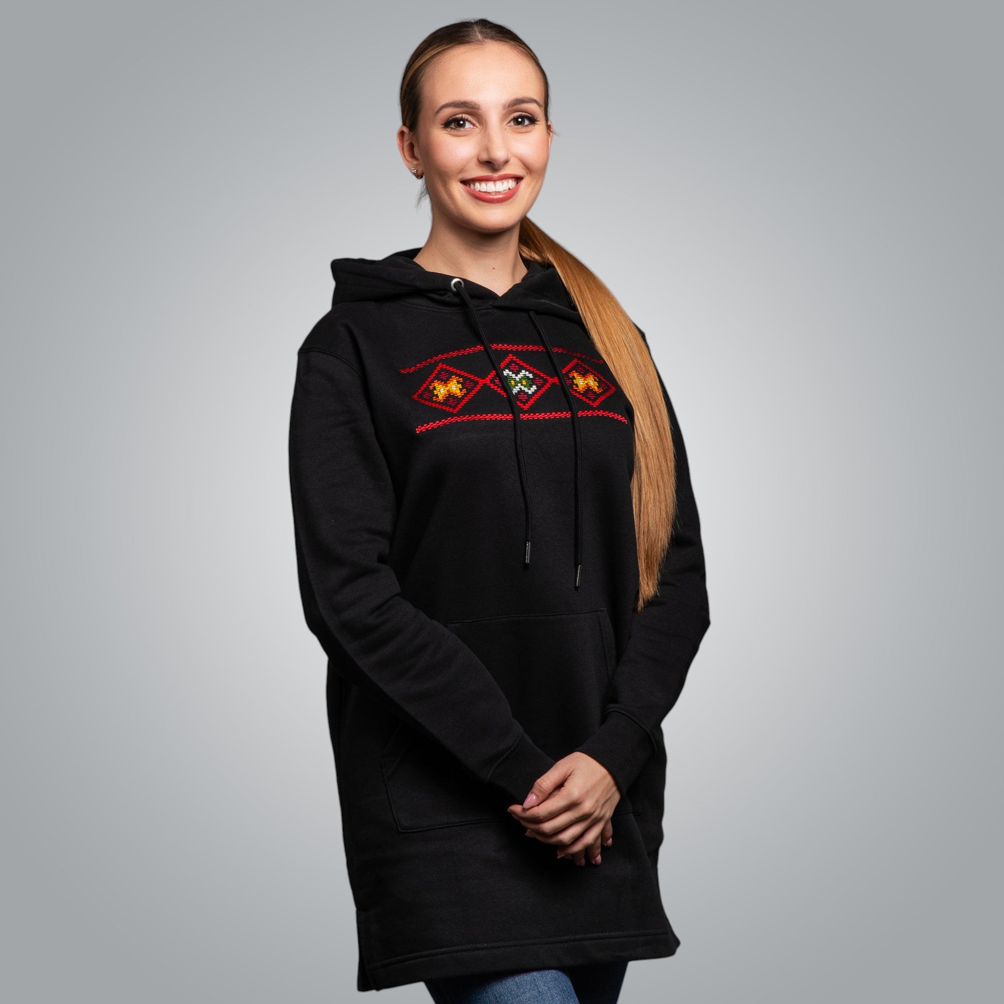 "Divine" hooded blouse