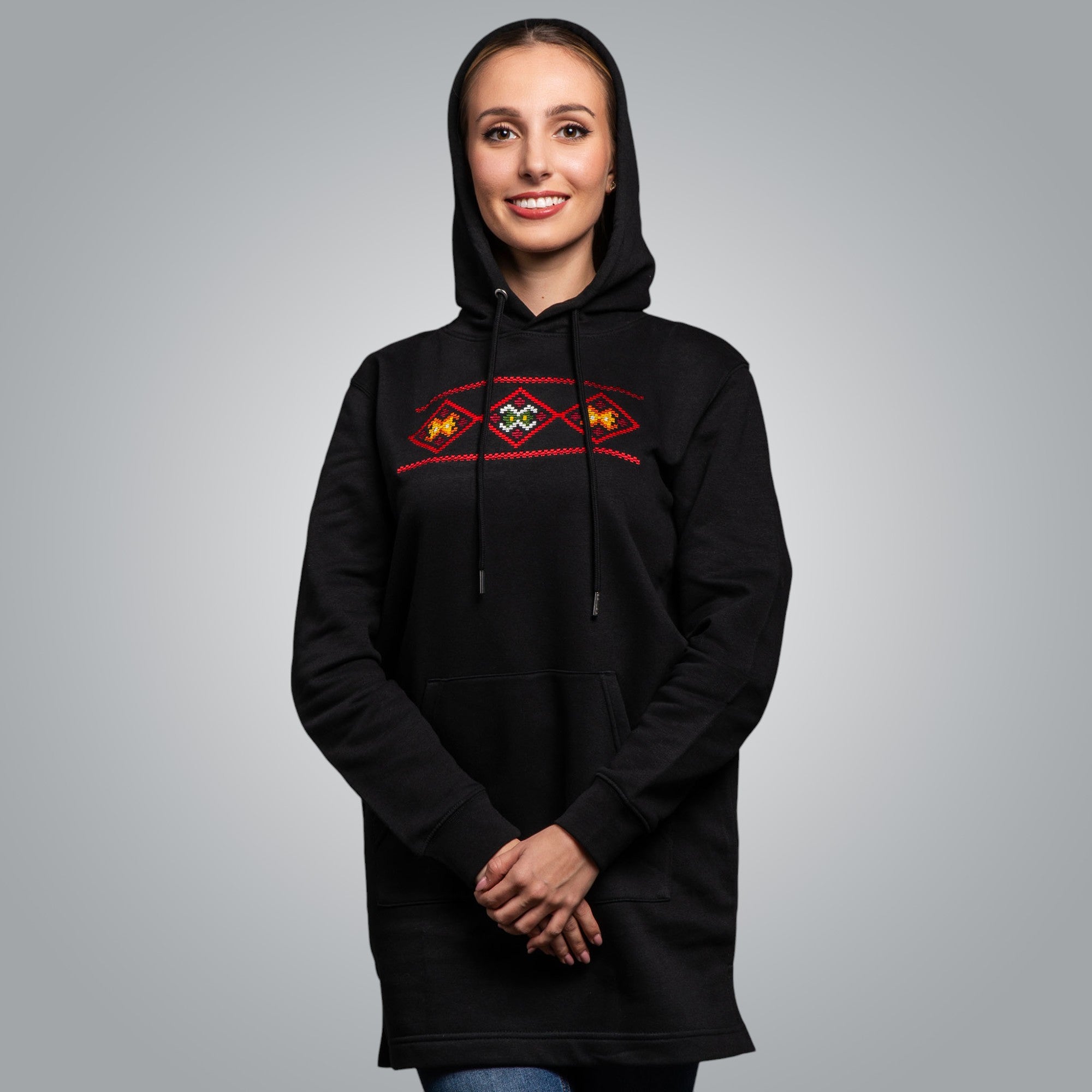 "Divine" hooded blouse