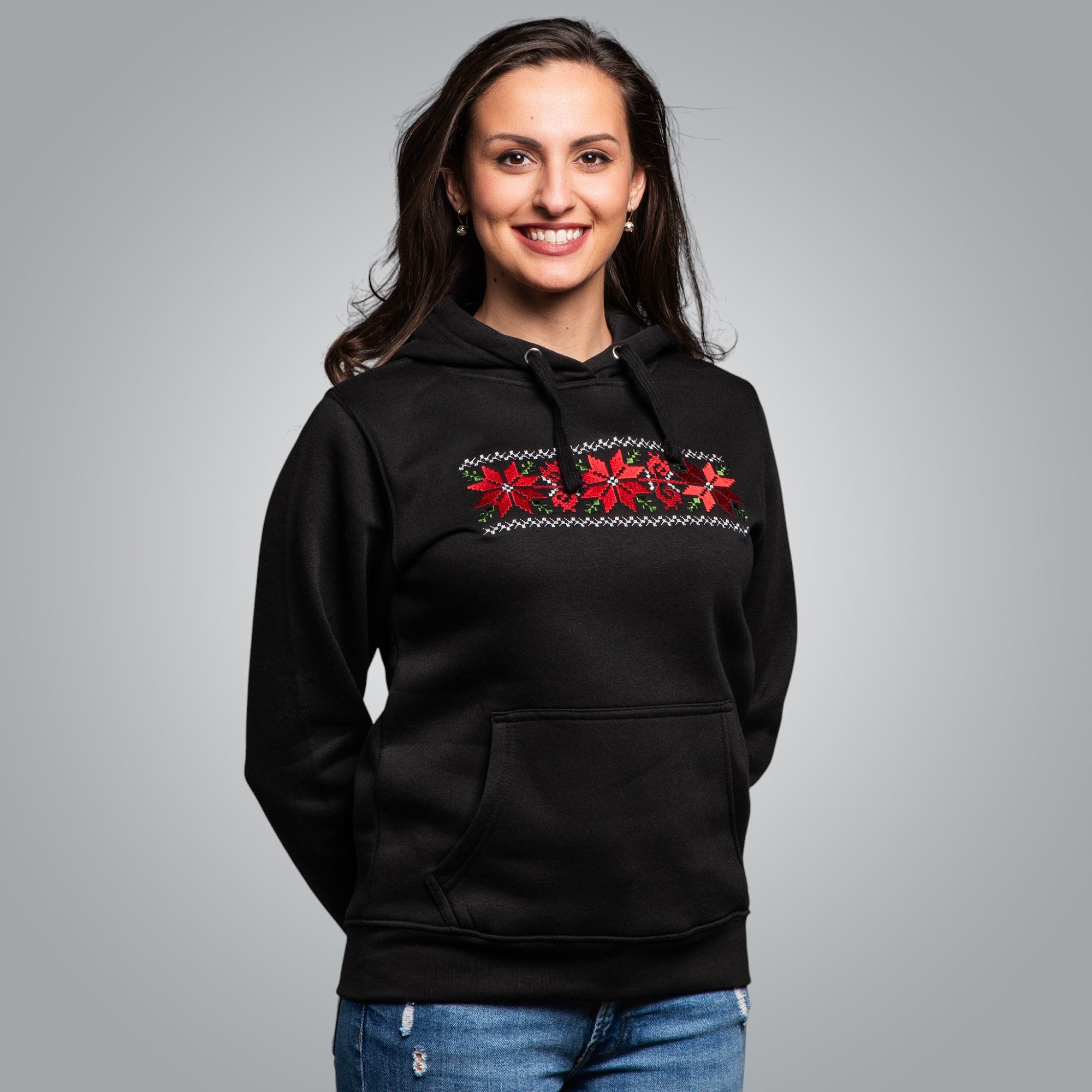 Long hooded blouse "Kapanska"