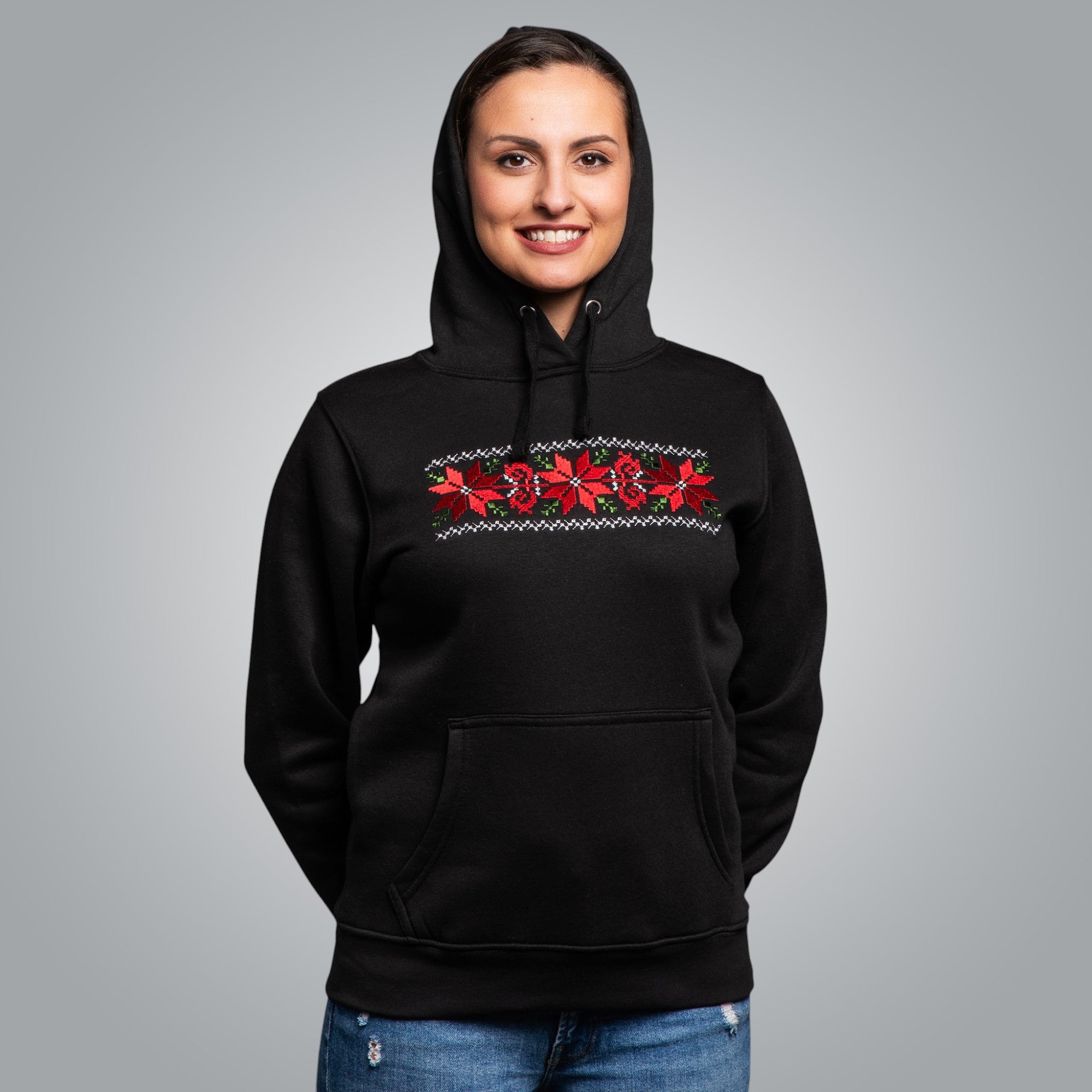 Long hooded blouse "Kapanska"