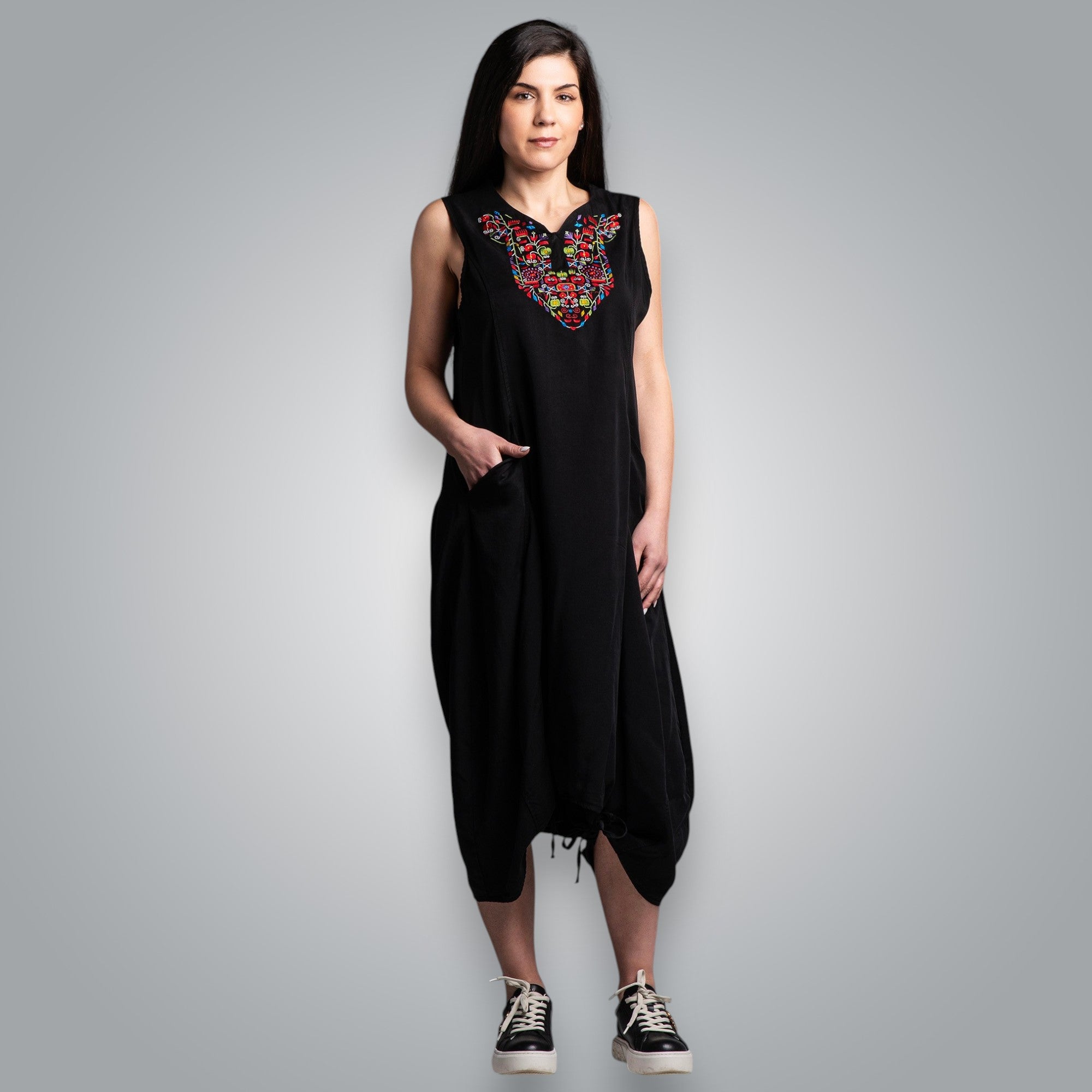 Dress with Samokov embroidery