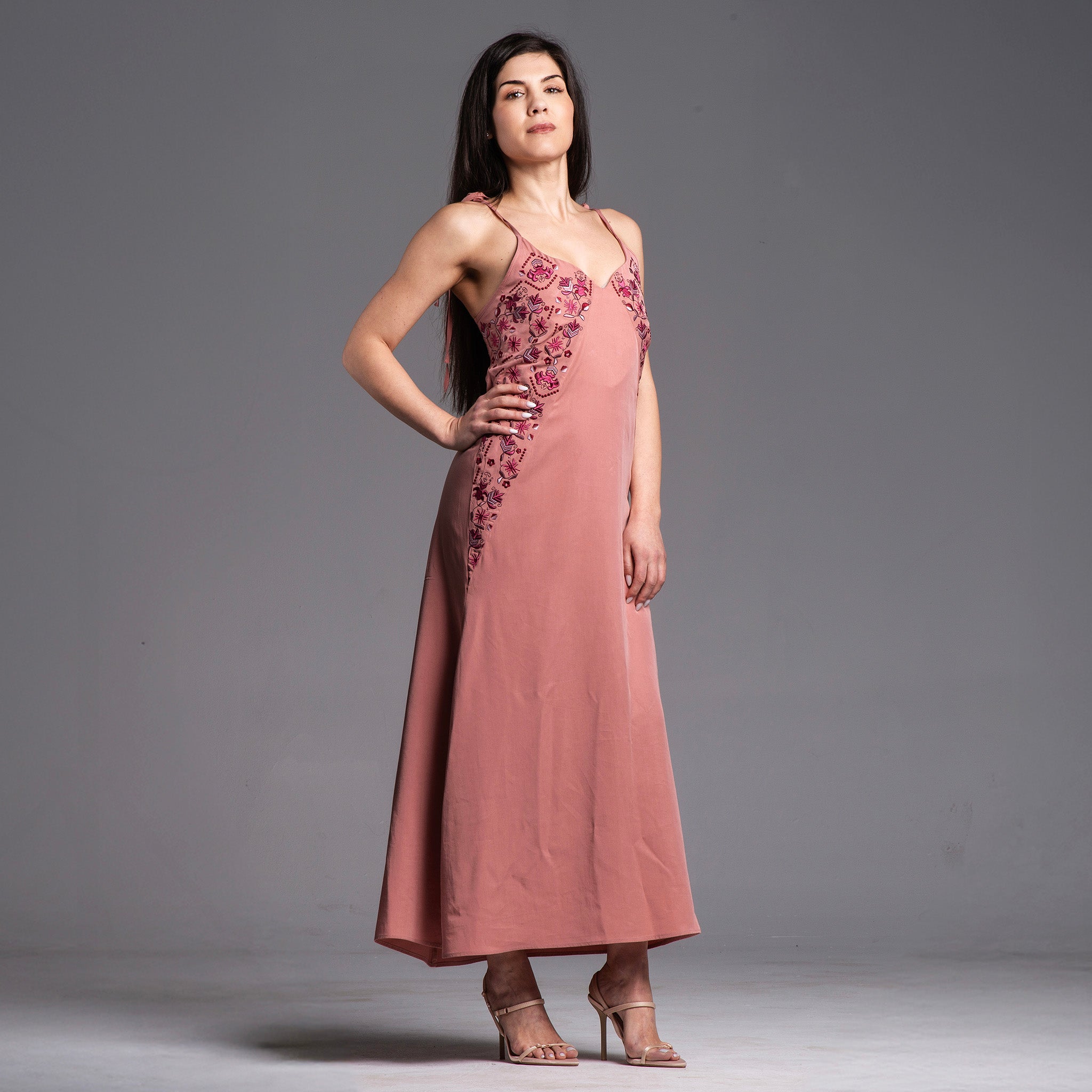 Dress with Samokov embroidery