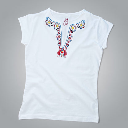V-neck T-shirt &quot;Fertility&quot;