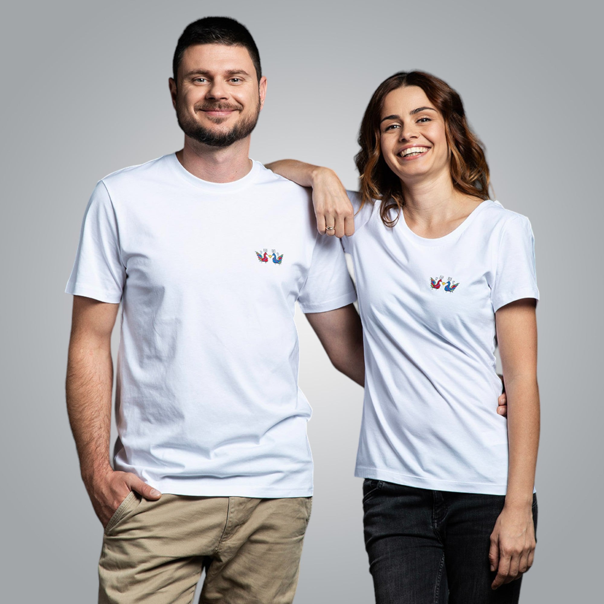 T-shirt with detail &quot;Roosters&quot;