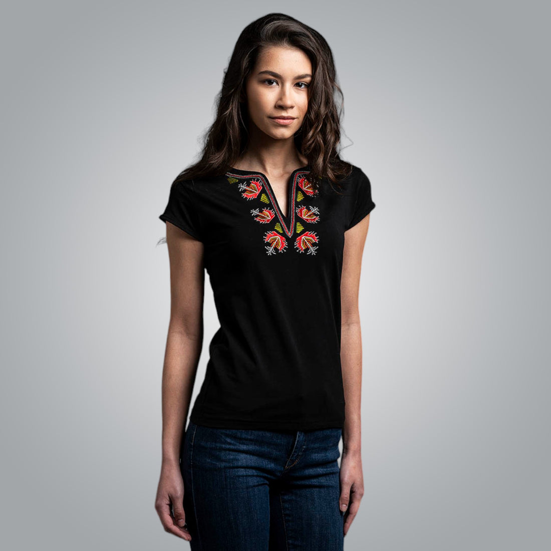 V-neck T-shirt &quot;Wrist&quot;