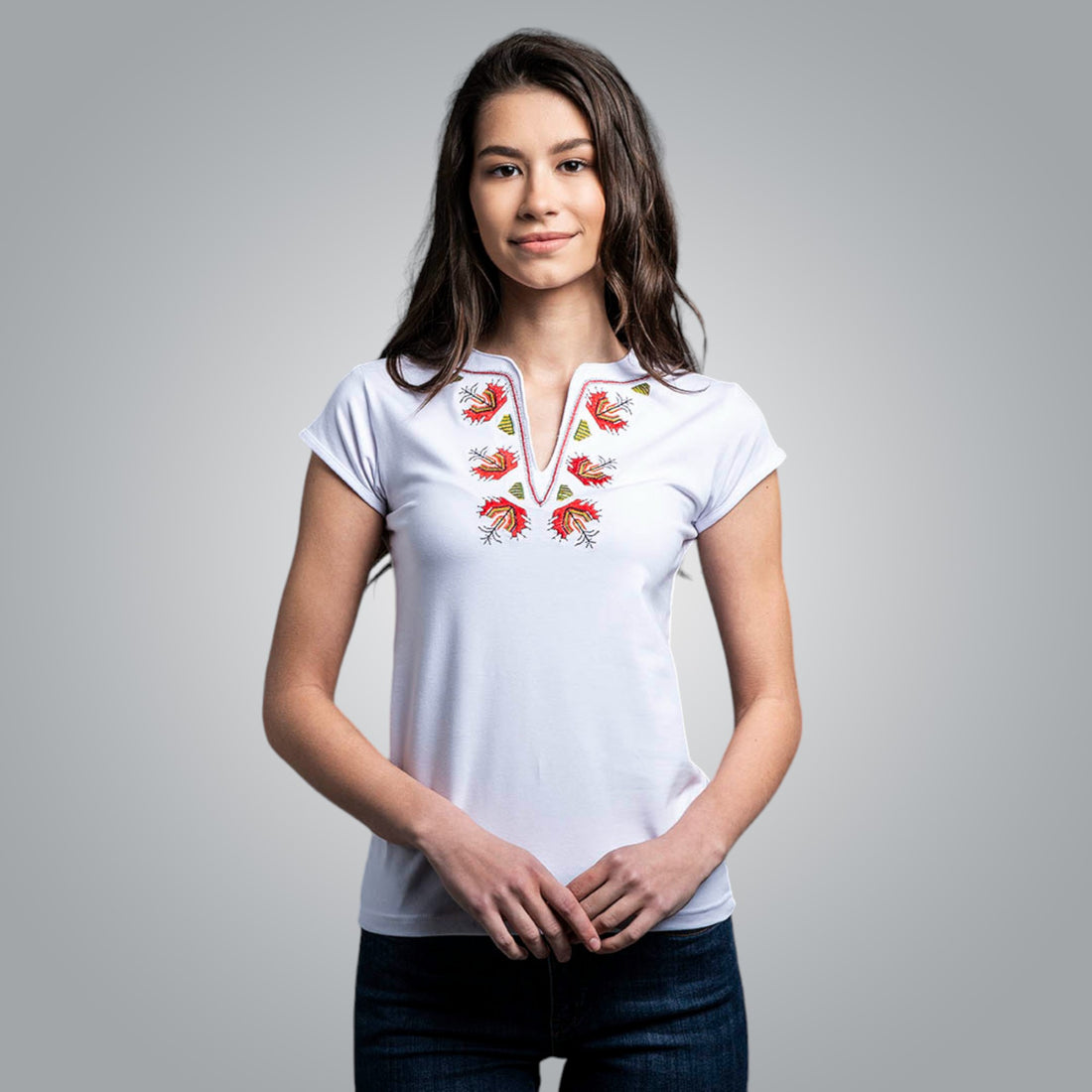 V-neck T-shirt &quot;Wrist&quot;
