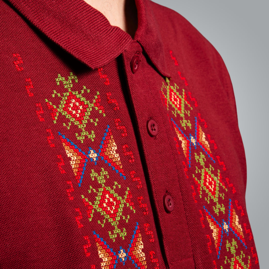 T-shirt with collar &quot;Gizdav&quot;