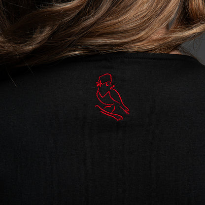 V-neck t-shirt with Shopsko motifs