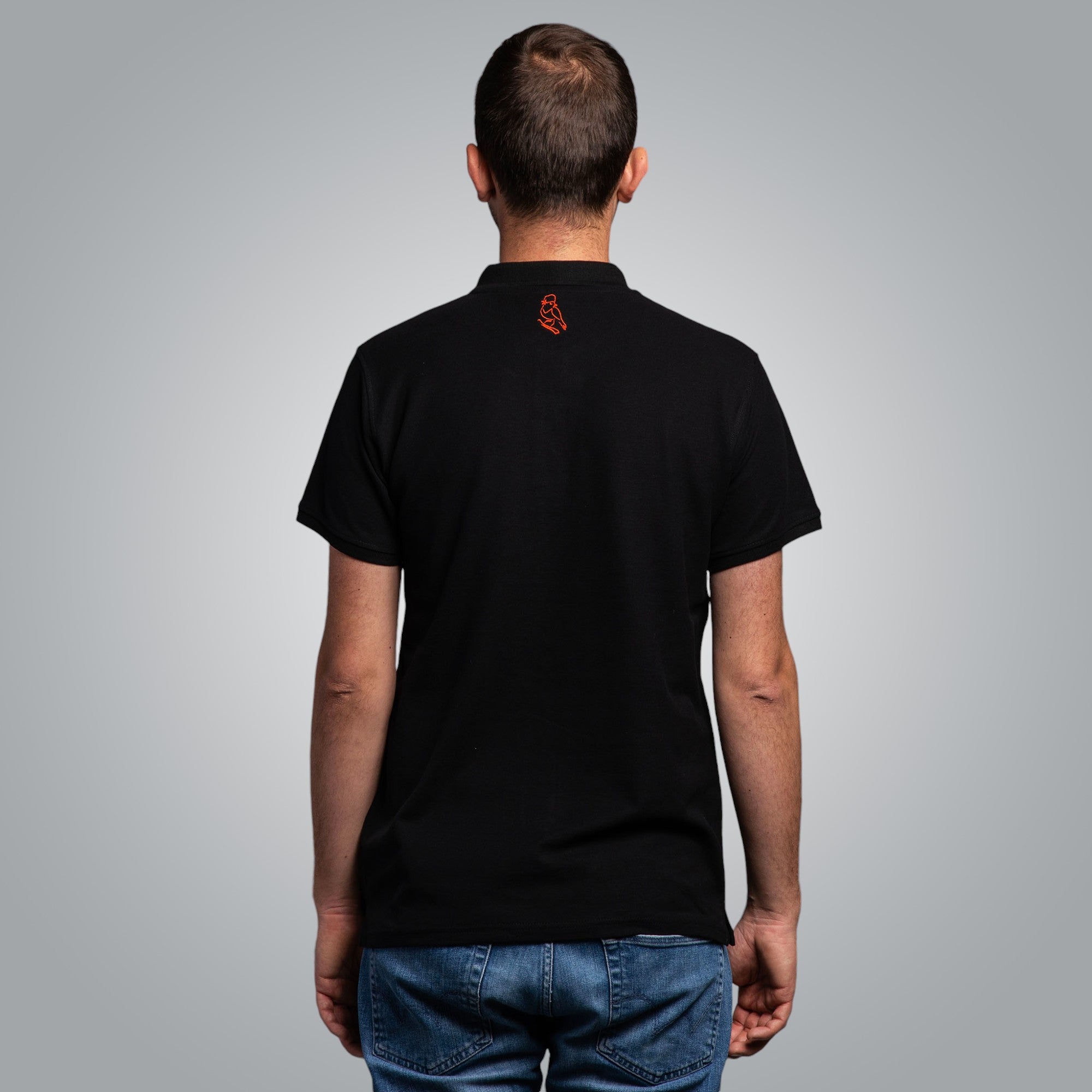 Horses T-shirt with collar