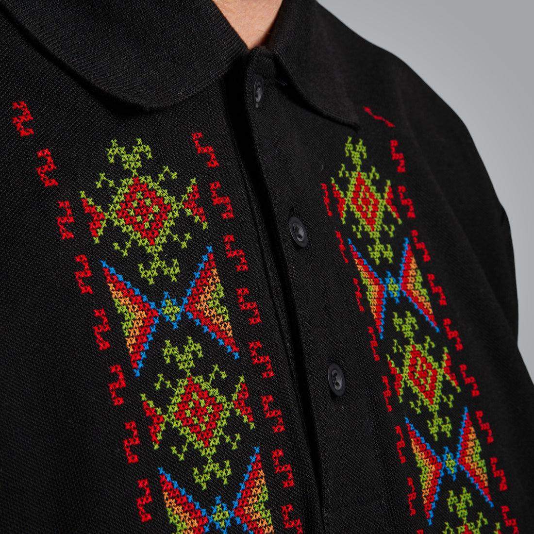 T-shirt with collar &quot;Gizdav&quot;