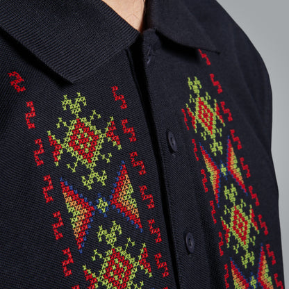 T-shirt with collar &quot;Gizdav&quot;