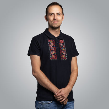 T-shirt with collar &quot;Traditional&quot;