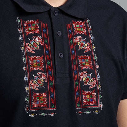 T-shirt with collar &quot;Traditional&quot;