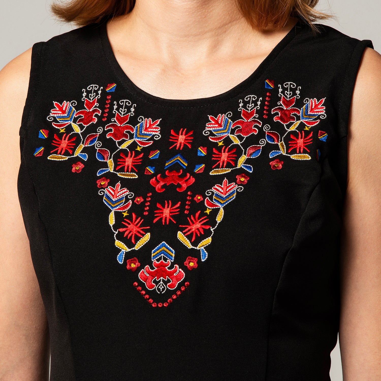 Dress with Samokov embroidery