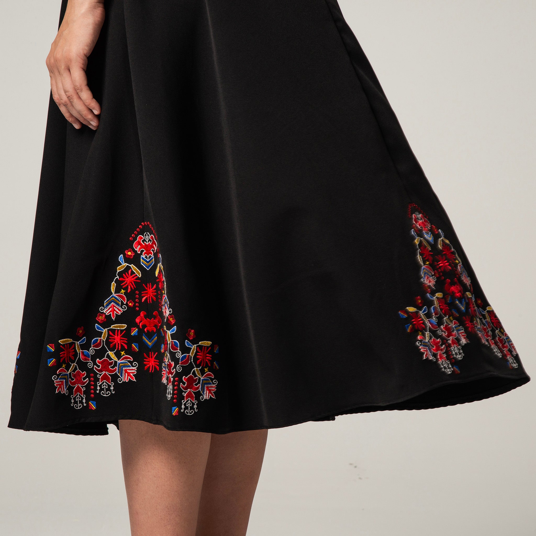 Dress with Samokov embroidery
