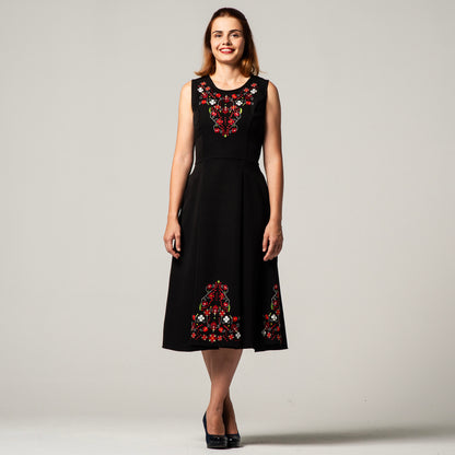 Dress with Samokov embroidery
