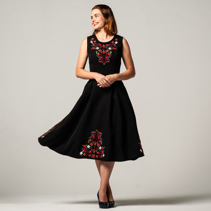 Dress with Samokov embroidery