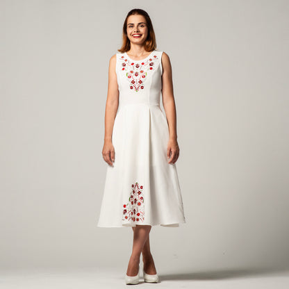 Dress with Samokov embroidery