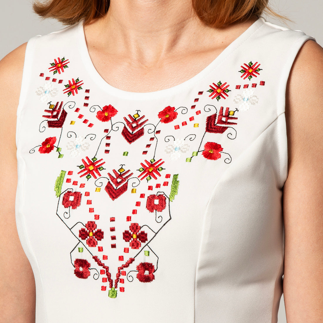 Dress with Samokov embroidery