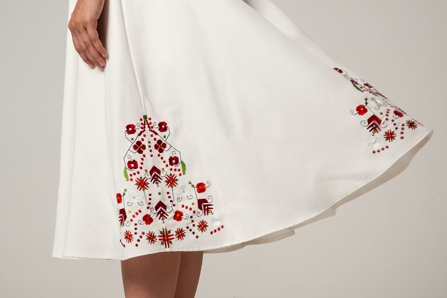 Dress with Samokov embroidery