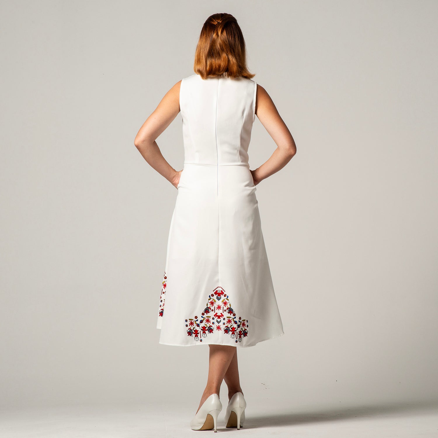 Dress with Samokov embroidery