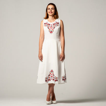 Dress with Samokov embroidery