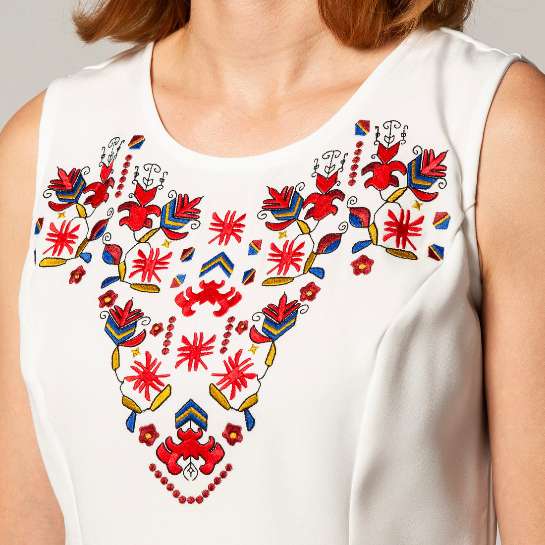 Dress with Samokov embroidery