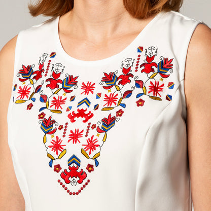 Dress with Samokov embroidery