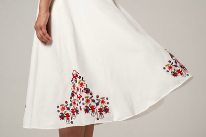 Dress with Samokov embroidery