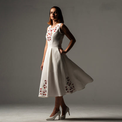 Dress with Samokov embroidery