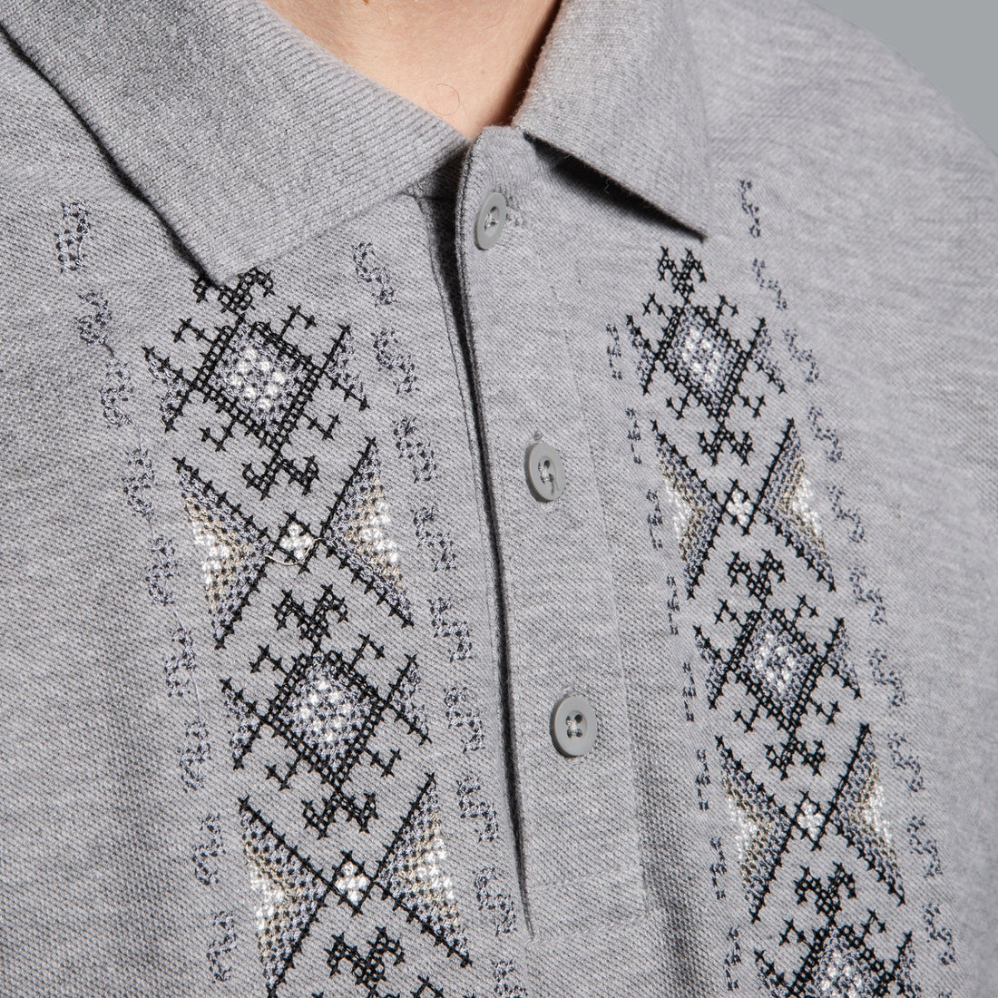 T-shirt with collar &quot;Gizdav&quot;