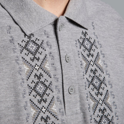 T-shirt with collar &quot;Gizdav&quot;