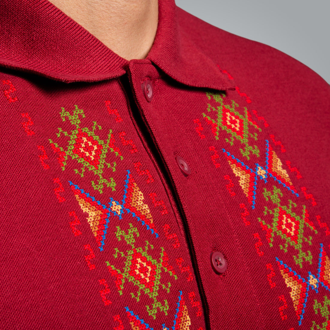T-shirt with collar &quot;Gizdav&quot;