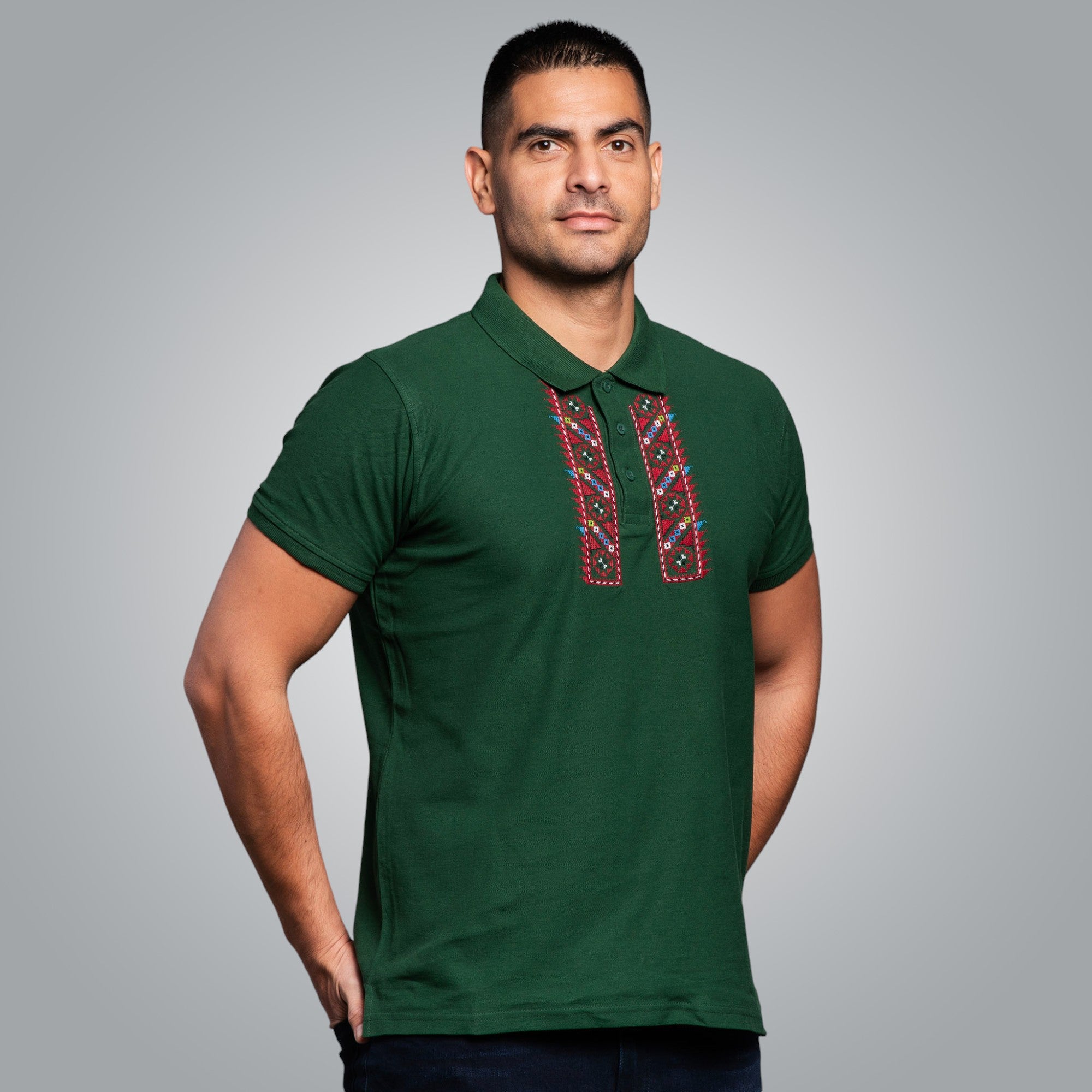 T-shirt with collar &quot;Northern&quot;
