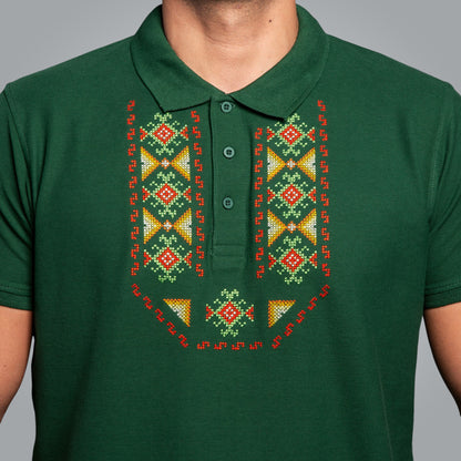T-shirt with collar &quot;Gizdav&quot;